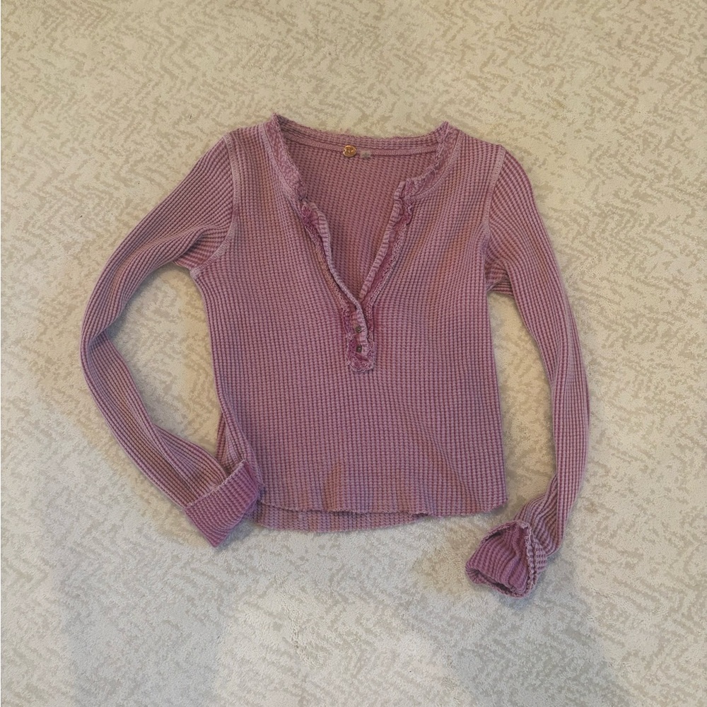 Free people waffle long sleeve